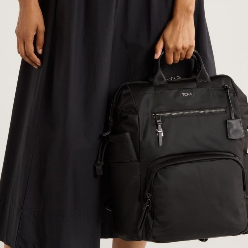 Tumi Irma Framed Backpack- Black - Picture 3 of 13